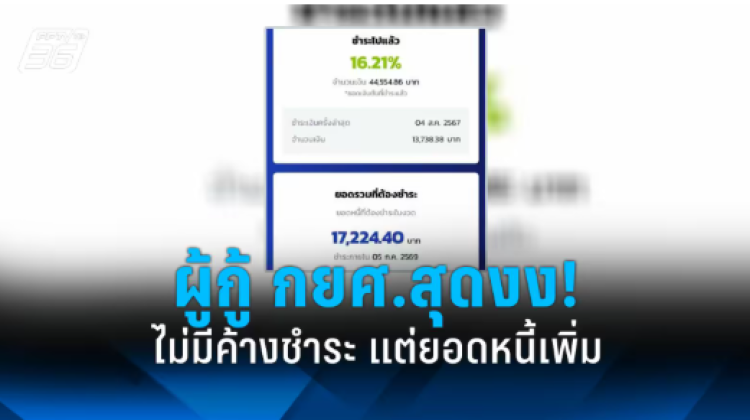 ผู้กู้กยศ. ยอดหนี้เพิ่มไม่ตรงกับตารางผ่อน เช็กด่วน โดนเหมือนกันไหม